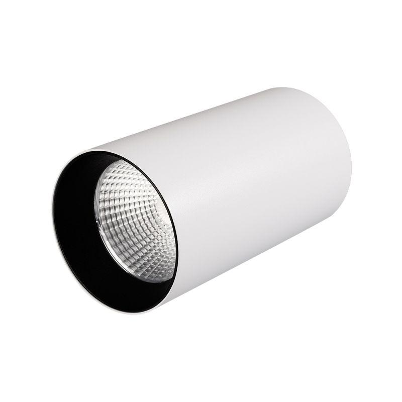светильник светодиодный накладной sp-polo-r85-1-15w warm white 40deg (white black ring) ip20 металл arlight 022940 от BTSprom.by