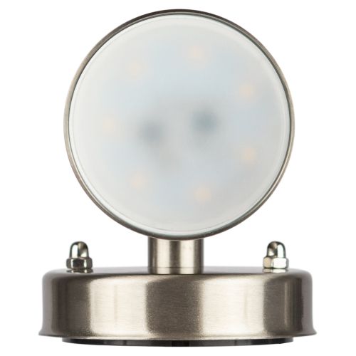  Светильник WL16 декор. подсветка MAX35W 2хGU10 IP54 хром ЭРА Б0034616 фото в каталоге от BTSprom.by