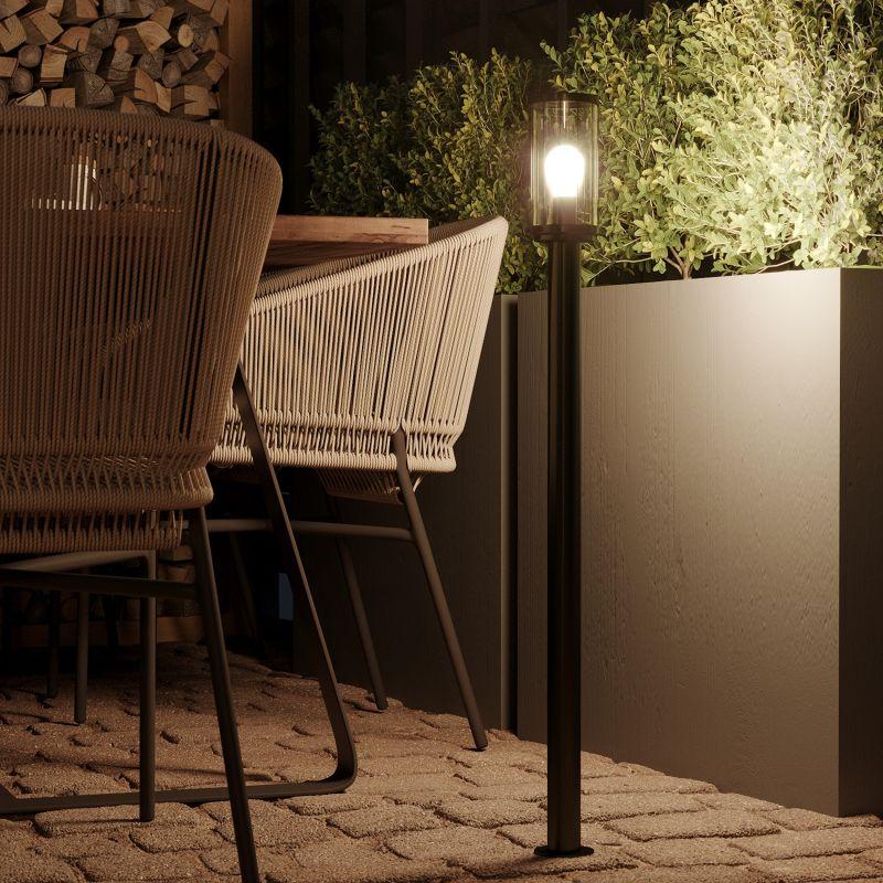  Светильник Vega 1х60Вт E27 IP54 170-240В 105х105х80мм НТУ столб садово-парковый GAUSS GD024 фото в каталоге от BTSprom.by