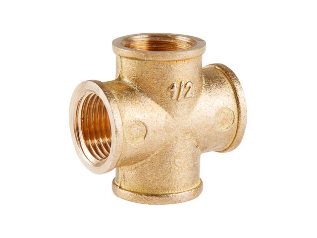 крестовина 1/2" вн.-вн.-вн.-вн., цветлит (црб0065) zw50041 от BTSprom.by