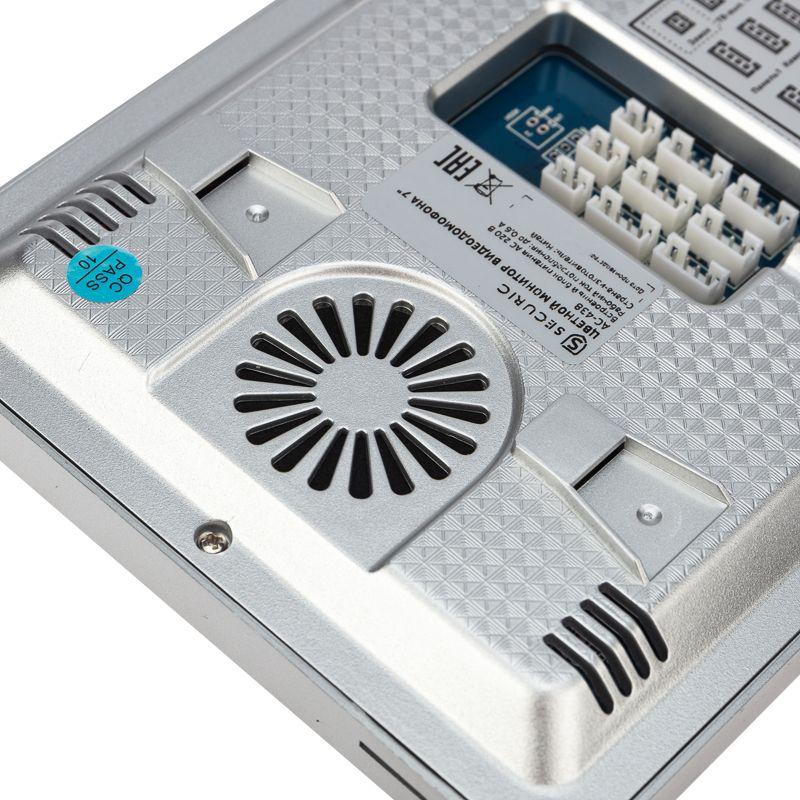  Монитор видеодомофона цветной 7дюйм формата AHD(1080P) с сенсорным экраном детектором движения функцией фото- и видеозаписи (модель AC-438) Rexant 45-0438 фото в каталоге от BTSprom.by