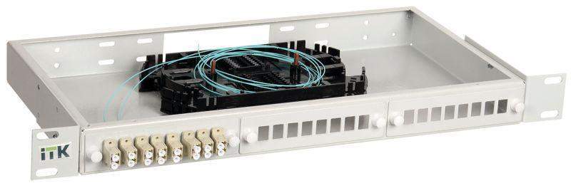 кросс укомплектованный 1u lc (duplex) 24 порта (om3) itk fobx24-1u-24lcud03 от BTSprom.by