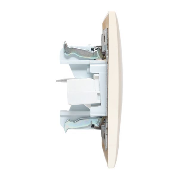  Розетка компьютерная 2-м СП Валенсия RJ45 крем. PROxima EKF EWK02-035-20 фото в каталоге от BTSprom.by