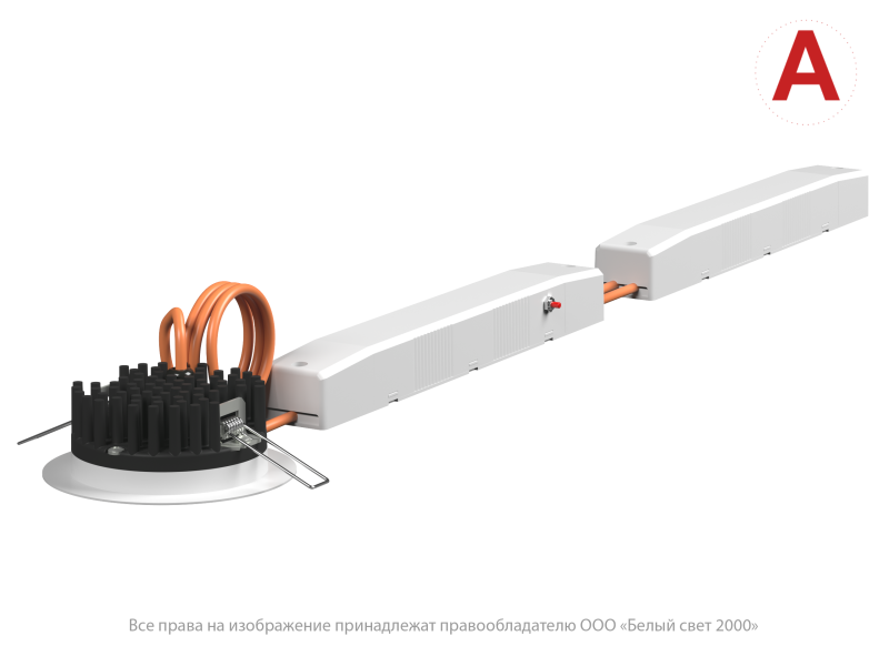  Светильник аварийный BS-ARUNA-53-L3-INEXI2 IP40 White Белый Свет a31390 фото в каталоге от BTSprom.by