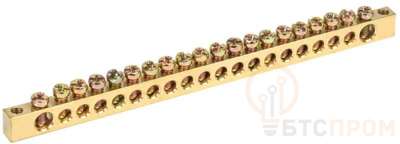 Шина PEN "земля-ноль" 6х9мм 20/2 (20групп/крепеж по краям) IEK YNN11-20-100 фото в каталоге от BTSprom.by  Шина PEN "земля-ноль" 6х9мм 20/2 (20групп/крепеж по краям) IEK YNN11-20-100 фото в каталоге от BTSprom.by