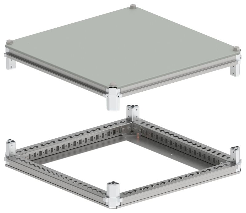 крыша и основание (под фланец) 600х600 format iek fo-00-kof-060-060 от BTSprom.by