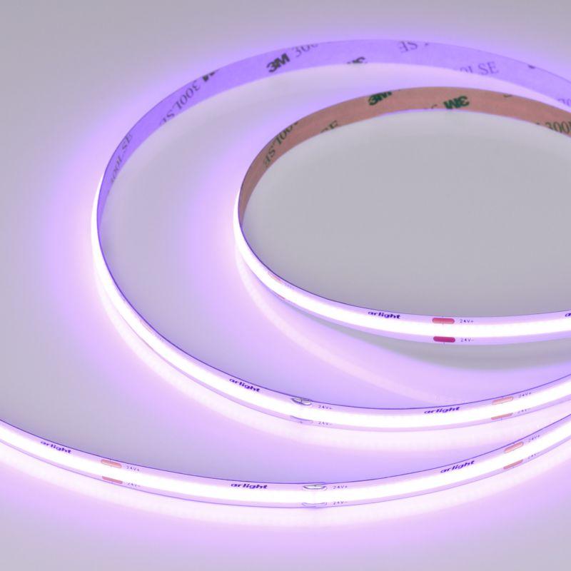 лента светодиодная cob-x480-8mm 24v violet 8вт/м ip20 (уп.5м) arlight 047745 от BTSprom.by