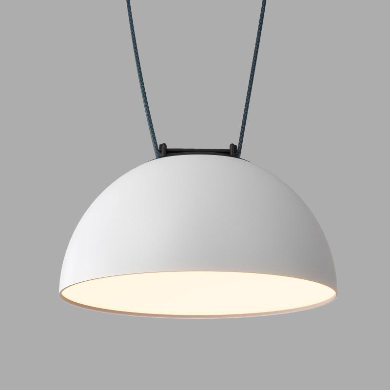 светильник для трека-ремня belty flow со светодиодом d220хh117мм 48в dc 24вт ra90 120град. 3000к ip20 бел. с черн. алюм. denkirs dk5561-wh+bk от BTSprom.by