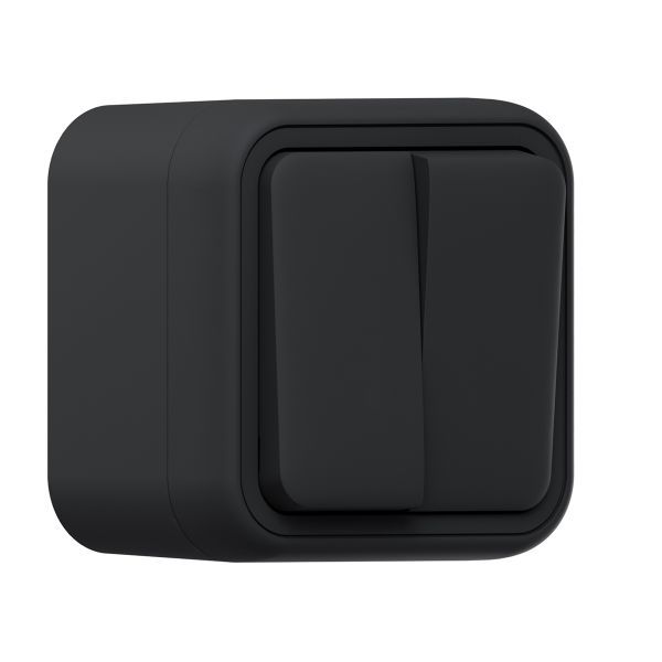 выключатель проходной 2-кл. оп бронто автоматические клеммы антрацит ekf bt1-swa-21 от BTSprom.by