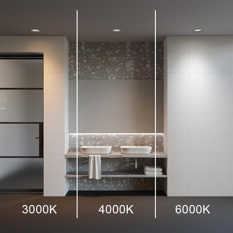  Светильник Okno 18Вт 3000-4000-6000К IP44 100град. встраив. Maytoni DL055-18W3-4-6K-B фото в каталоге от BTSprom.by