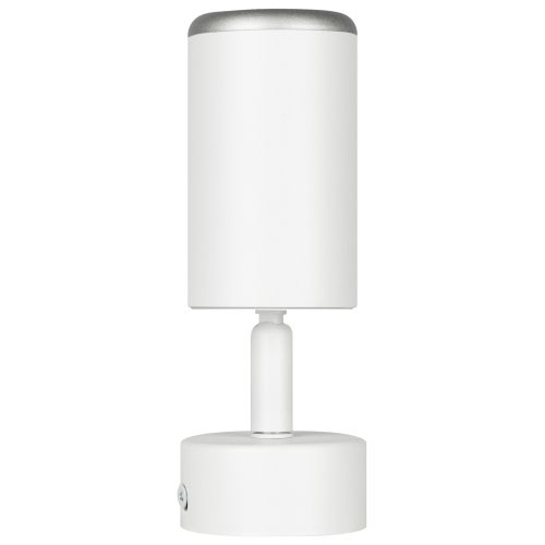  Светильник OL55 MR16 GU10 IP20 WH/SL настен./потолочн. спот бел./серебр. Эра Б0061890 фото в каталоге от BTSprom.by