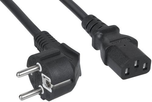 кабель питания пвс-ап 3х1.0 cee 7/7 угловая - c13 220/250в 10а 1.8м черн. filum fl-pc-sh90/c13-c1-1.8-bk от BTSprom.by