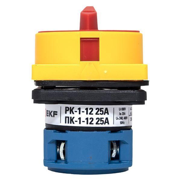  Переключатель кулачковый ПК-1-12 25А 2п "0-1" с блокировкой IP65 PROxima EKF pk-1-12-25-a65 фото в каталоге от BTSprom.by