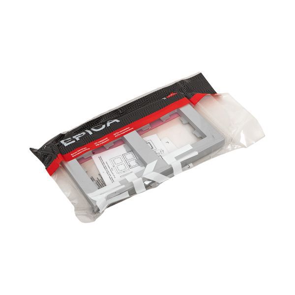  Рамка 2-м Эпика пластик алюм. EKF UP1-FPA-02 фото в каталоге от BTSprom.by