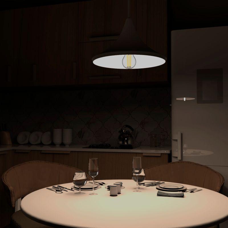 Лампа светодиодная филаментная Black Filament 22Вт A70 грушевидная 4100К нейтр. бел. E27 2100лм GAUSS 102902222 фото в каталоге от BTSprom.by