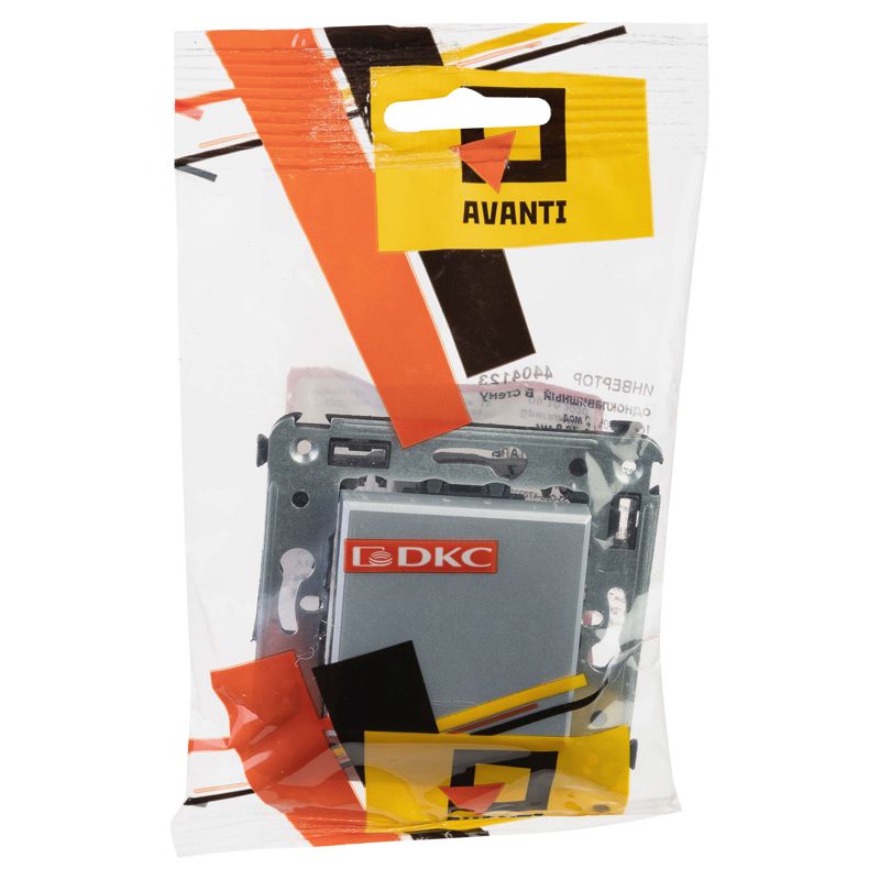  Инвертор 1-кл. 2мод. СП Avanti "Закаленная сталь" 16А сер. DKC 4404123 фото в каталоге от BTSprom.by