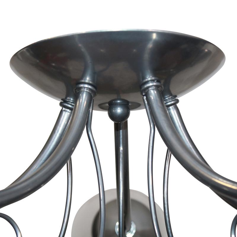  Светильник "Веста" 151 (плафон П0477) НПБ 01-5х60-119 Е27 ИУ хром Элетех 1005404465 фото в каталоге от BTSprom.by