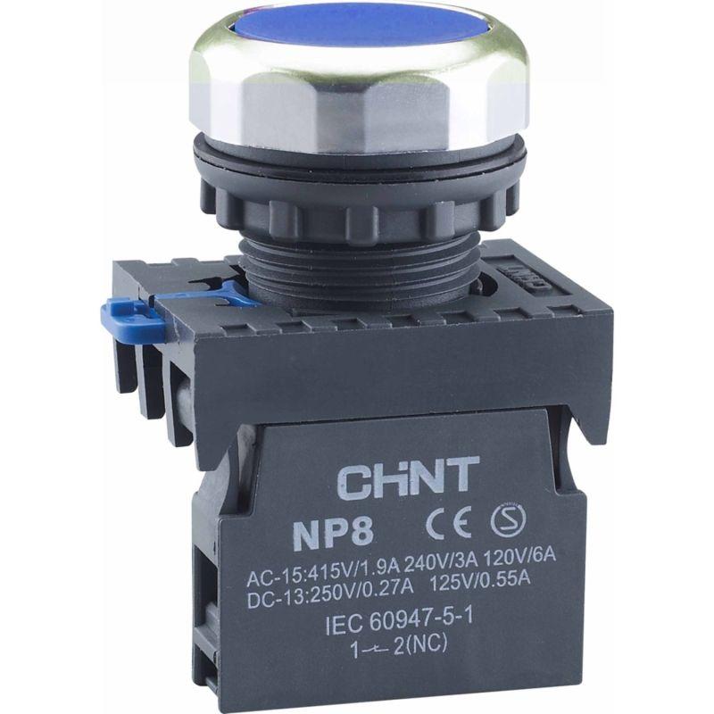 кнопка управления np8-10bn/6 без подсветки син. 1но ip65 (r) chint 578645 от BTSprom.by