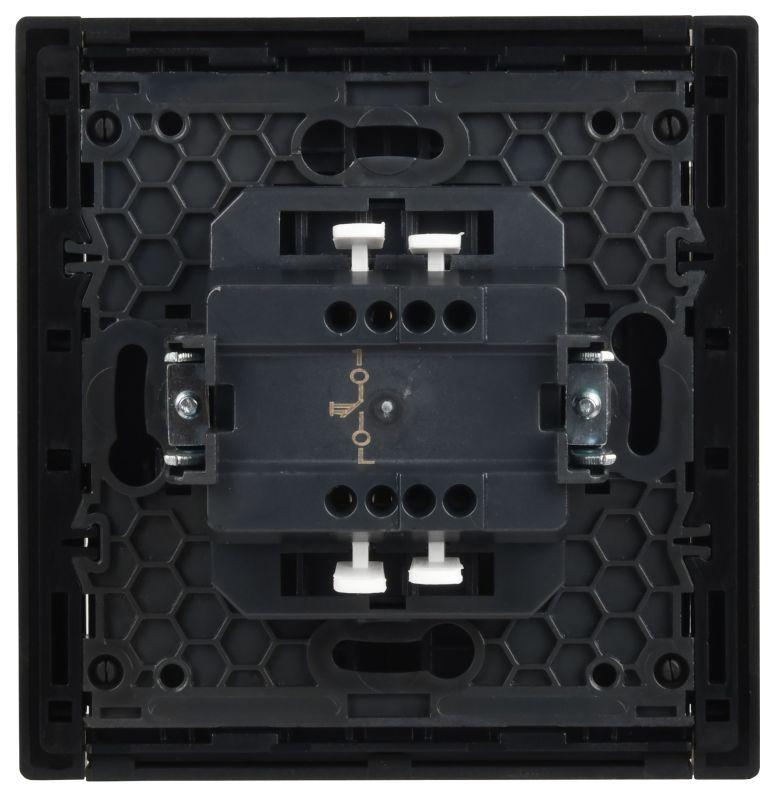  Выключатель 1-кл. FORTE&PIANO 10А FP310 с самовозвратом сер. IEK FP-V14-0-10-1-K03 фото в каталоге от BTSprom.by