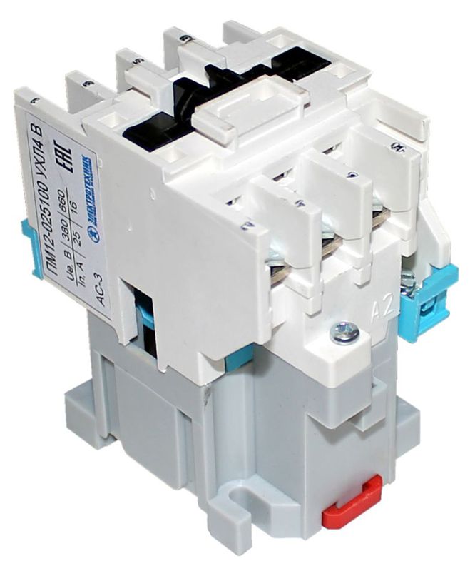 пускатель электромагнитный пм12-025100 ухл4 в 25а 110в/50гц 1но ip00 нереверсивный без реле электротехник et000211 от BTSprom.by