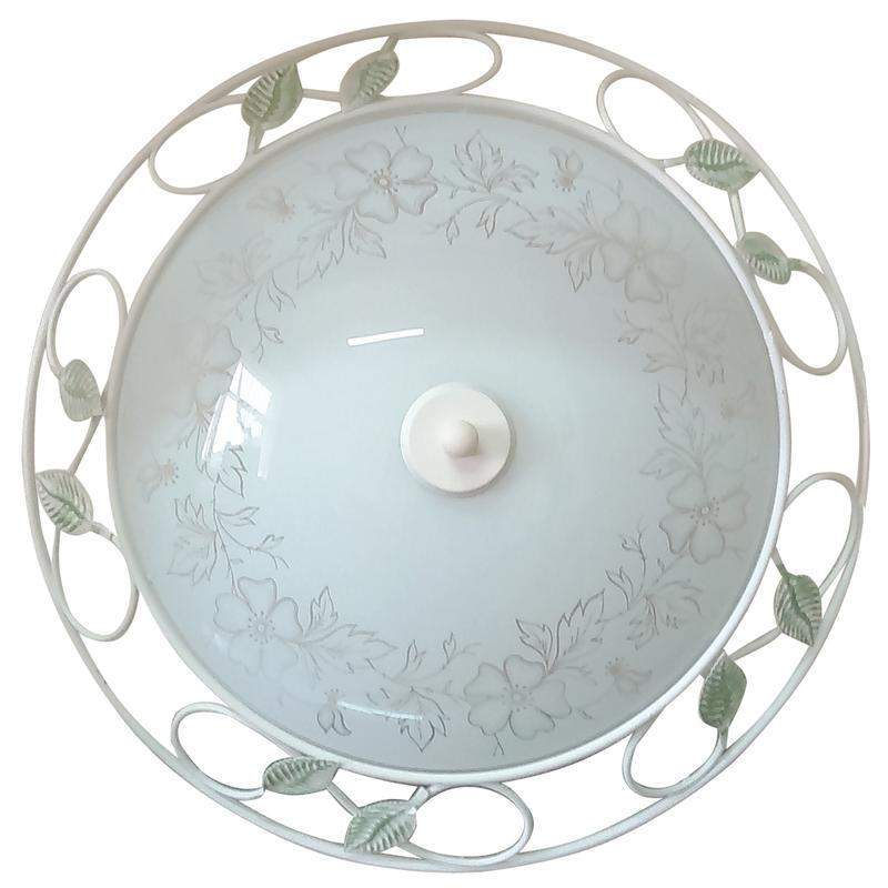 светильник "лара" 300 нпб 01-2х60-119 корпус "флора" иу глянцевый бел. элетех 1005205869 от BTSprom.by