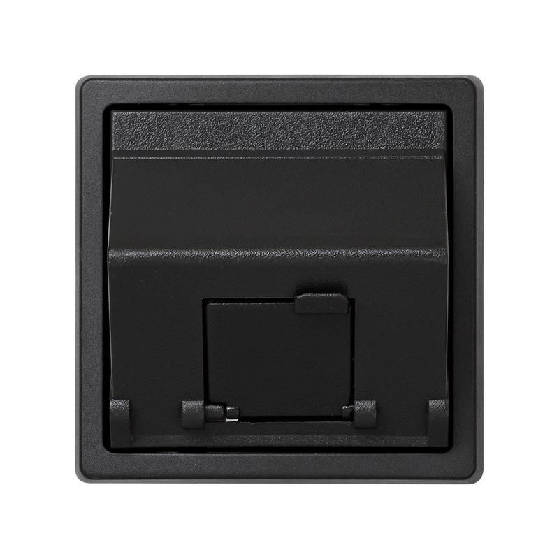 адаптер на 1 rj45(12) коннектор 75528; 75540; 75541; 75544-39 наклонный simon73 loft графит 73085-62 от BTSprom.by
