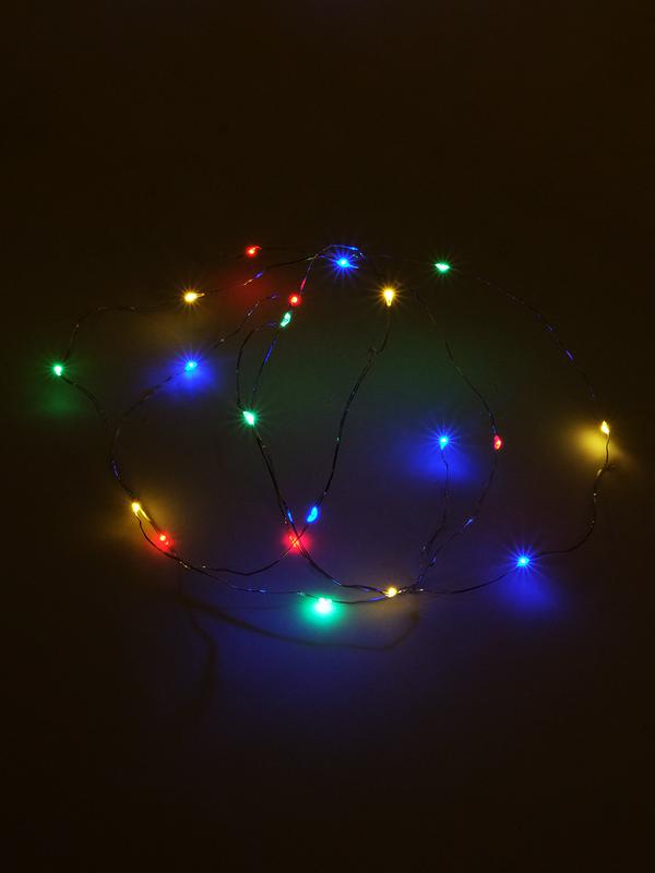 гирлянда "нить" ldm020m-bo 20rgb минидиодов 1.9м ip20 shlights 4690601042125 от BTSprom.by