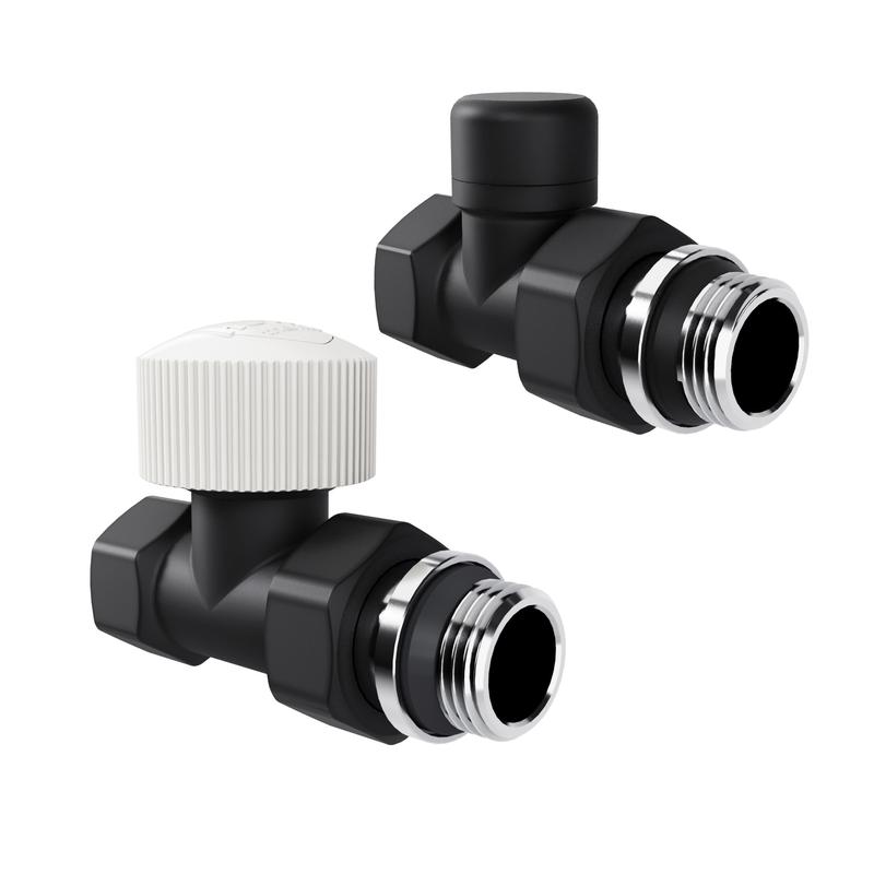набор термостатический прямой design 1/2дюйм м30х1.5 черн. royal thermo нс-1640378 от BTSprom.by