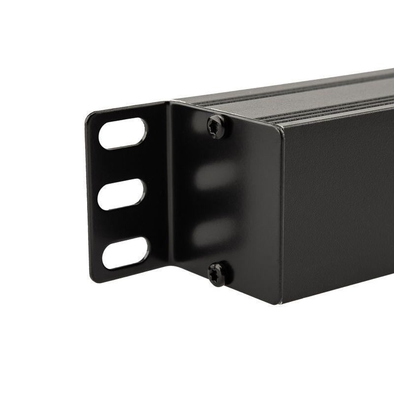  Блок распределения питания PDU 12 розеток СЕЕ 7/4 Schuko 16А выкл. вилка СЕЕ 7/7 вертикал. шнур 2м корпус алюм. Rexant 04-0204-2 фото в каталоге от BTSprom.by