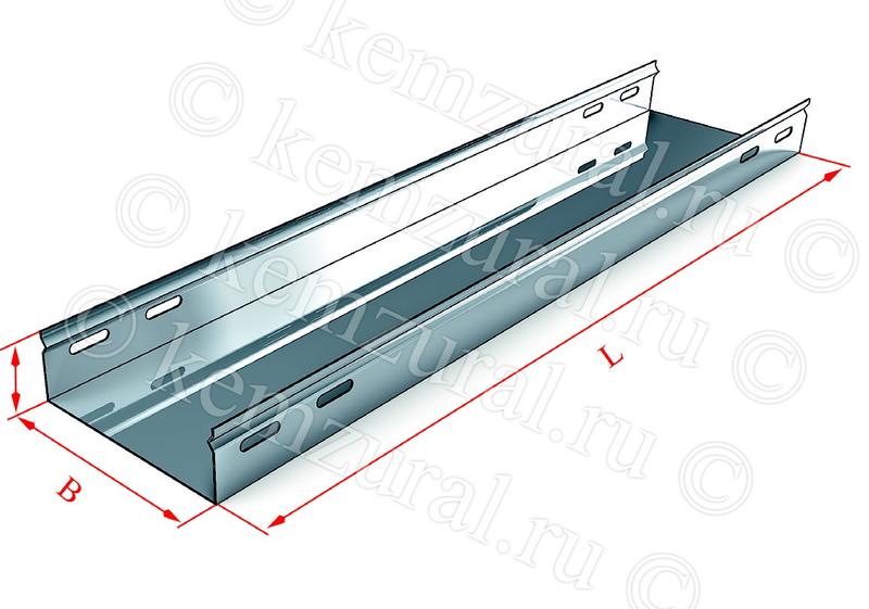 Лоток листовой неперфорированный 400х65 L2000 1.5мм ЛМГЗ УТ2.5 КЭМЗ 237 403325 15 от BTSprom.by