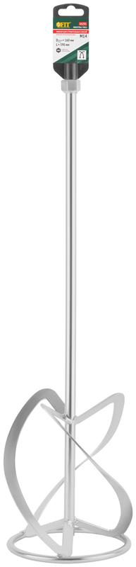  Миксер для легких строительных смесей усиленный профи хвостовик м14 160х590мм FIT 04293 фото в каталоге от BTSprom.by