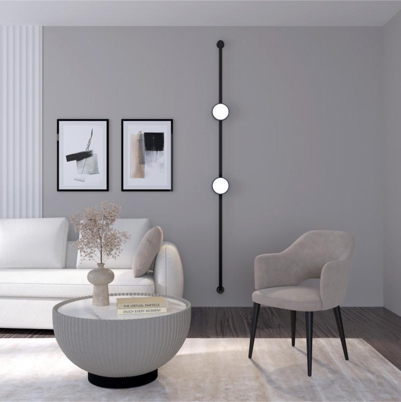  Светильник для трека-ремня Belty Flow 10Вт 3000К IP20 48В DC 168х29.5мм RA90 120град. со светодиодом алюм. черн. DENKIRS 760247 фото в каталоге от BTSprom.by