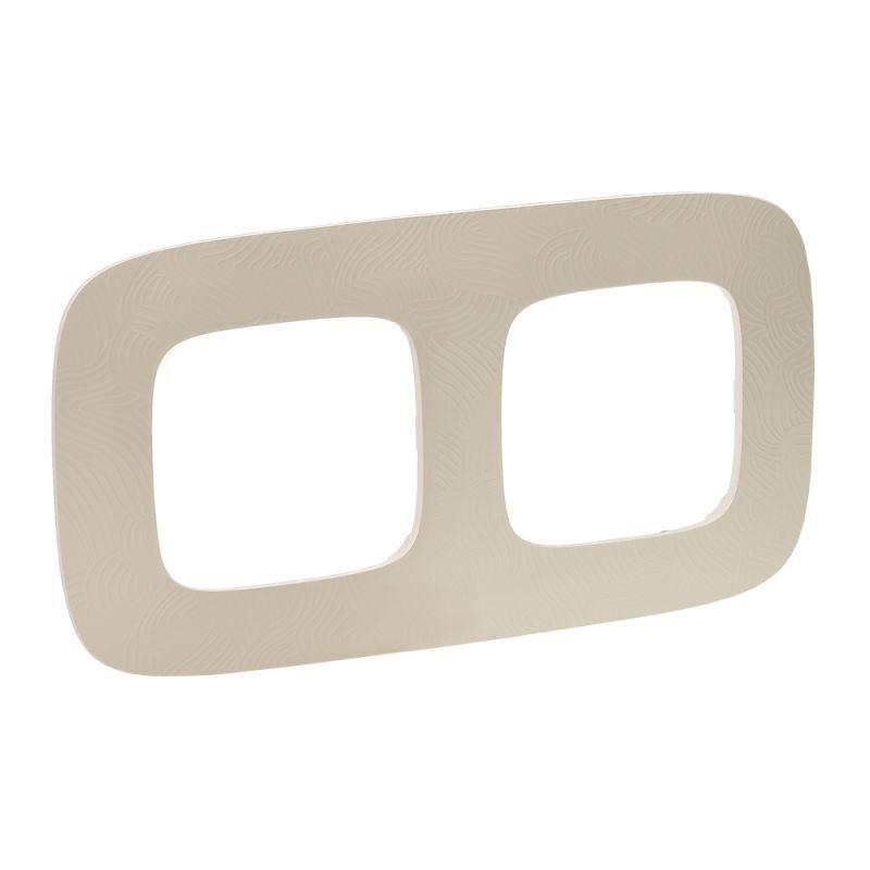 рамка 2-м valena allure универсальная тиснение беж. leg 754382 от BTSprom.by