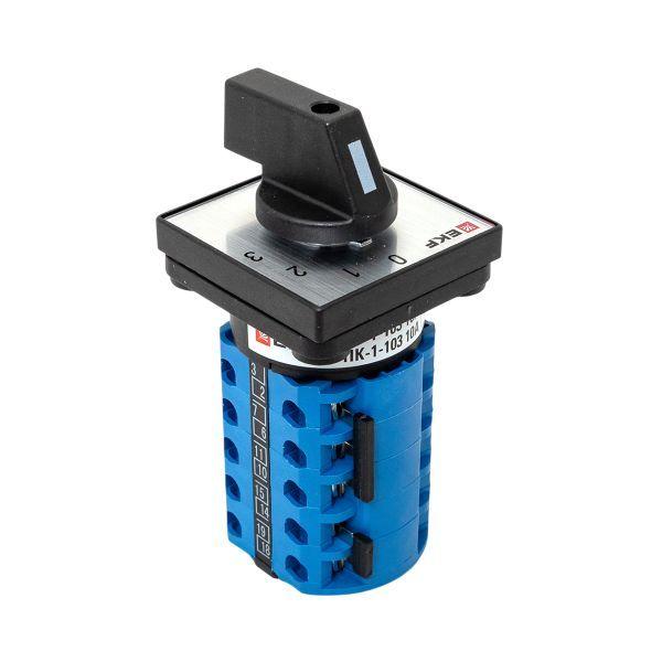  Переключатель кулачковый ПК-1-103 3п 10А "0-1-2-3" EKF pk-1-103-10 фото в каталоге от BTSprom.by