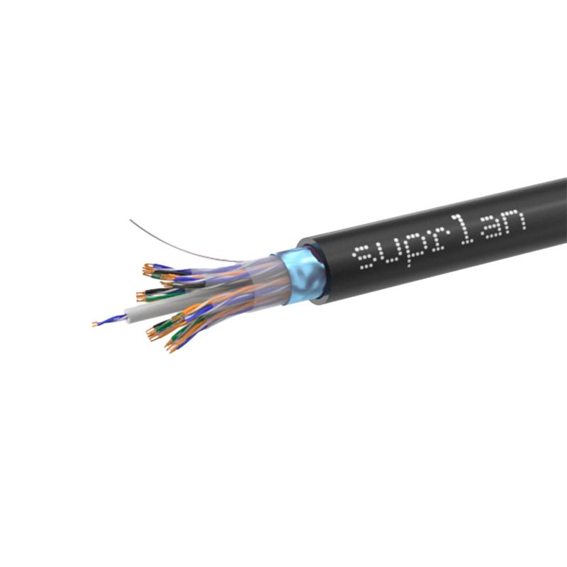 кабель витая пара ftp кат.5e 25х2хawg24 solid cu pe out standard (м) suprlan 01-1302-4 от BTSprom.by