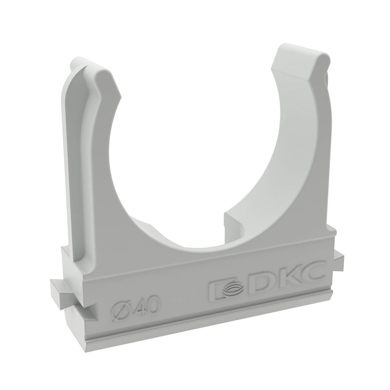  Держатель для труб (клипса) d40мм с защелкой (уп.2шт) DKC 51040R2 фото в каталоге от BTSprom.by