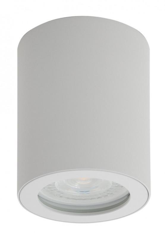 светильник 15вт gu10 ip44 накладной влагозащ. алюм. бел. denkirs dk3007-wh от BTSprom.by