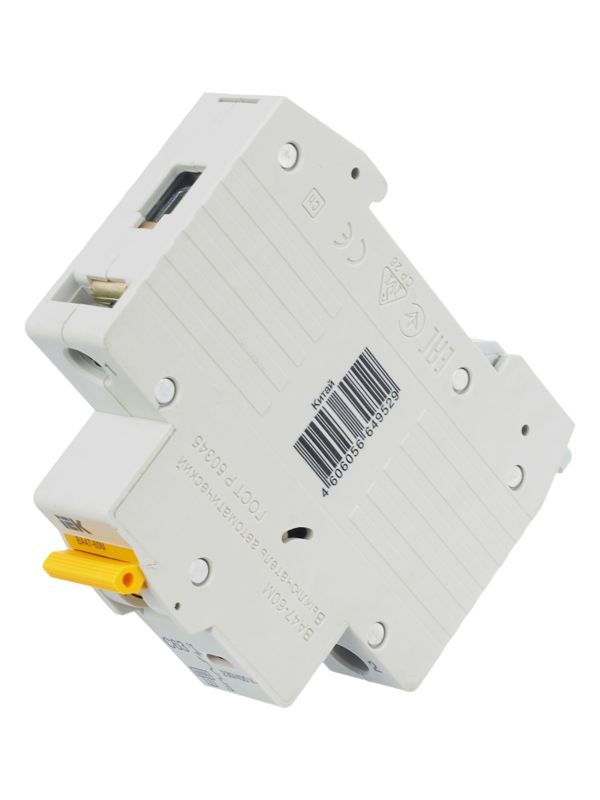  Выключатель автоматический модульный 1п C 63А 6кА ВА47-60M KARAT IEK MVA31-1-063-C фото в каталоге от BTSprom.by