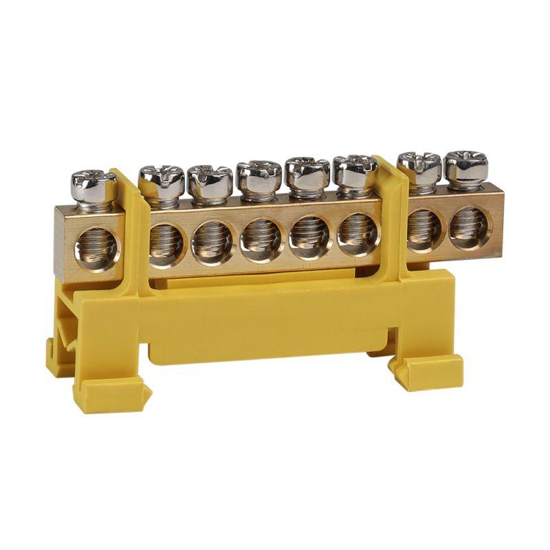 шина нулевая тип стойка optikit bb-s-pe-din-8-6х9 желт. кэаз 277836 от BTSprom.by