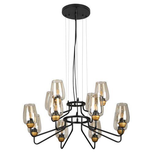  Люстра Gera 4065-212 12хE27 40Вт дизайн Rivoli Б0047326 фото в каталоге от BTSprom.by