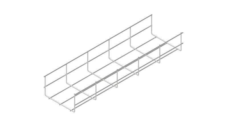 Лоток проволочный 150х80 L3000 сталь 4мм PL80-150-3000 оцинк. КМ LO26663 от BTSprom.by