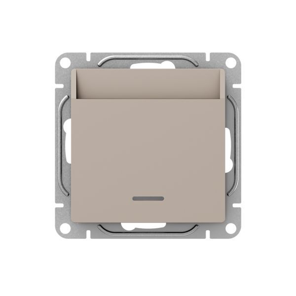 выключатель карточный сп эпика с подсветкой механизм крем. ekf up1-swi-card от BTSprom.by