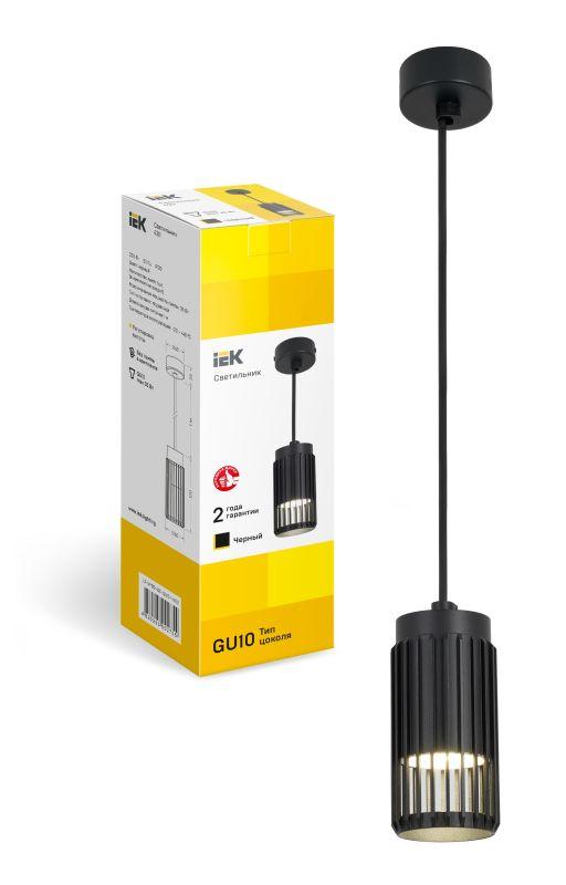  Светильник 4211 подвесной GU10 черн. IEK LT-UPB0-4211-GU10-1-K02 фото в каталоге от BTSprom.by