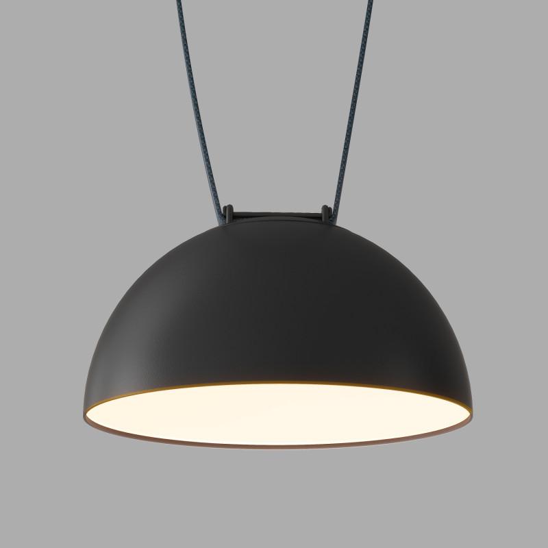 светильник для трека-ремня belty flow со светодиодом d220хh117мм 48в dc 24вт ra90 120град. 3000к ip20 черн. алюм. denkirs dk5561-bk от BTSprom.by