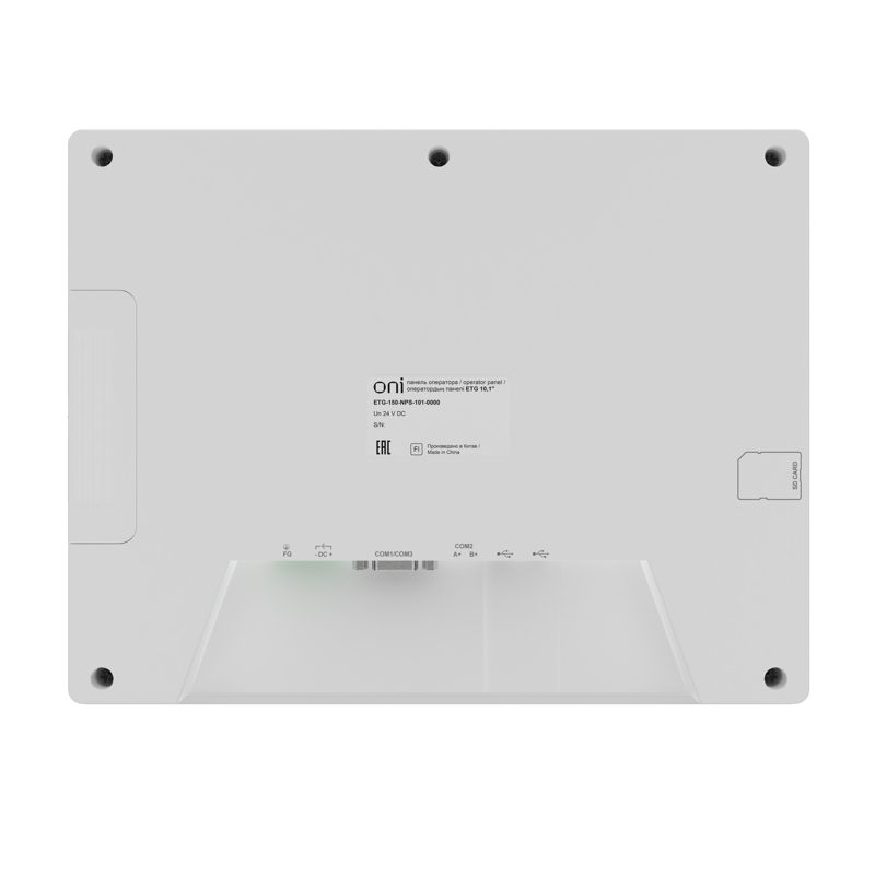  Панель оператора базовая ETG 10.1дюйм ONI ETG-150-NPS-101-0000 фото в каталоге от BTSprom.by