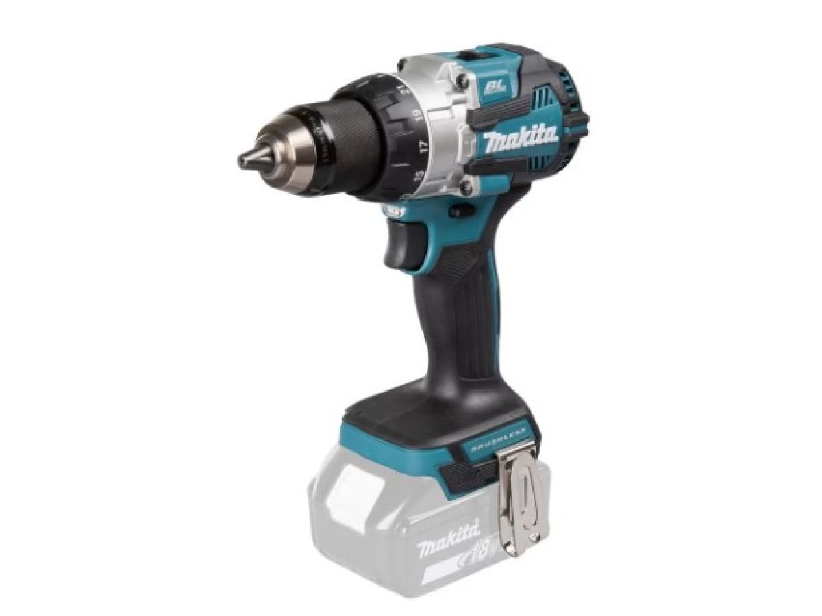 аккум. ударная дрель-шуруповерт makita lxt dhp489z в кор. (18.0 в, li-ion, 73 нм, шурупы до 36 мм, сверление в металле до 13 мм) dhp489z от BTSprom.by