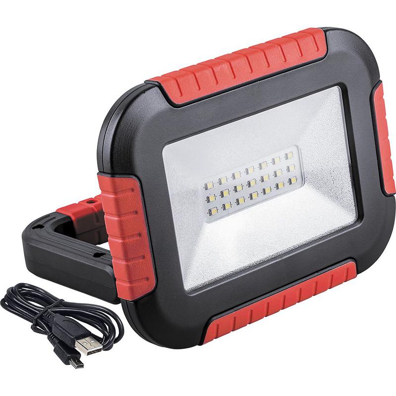 прожектор-фонарь светодиодный аккумуляторный 10х40х25 10вт 6400к 21хsmd2835 ip44 tl911 feron 32725 от BTSprom.by