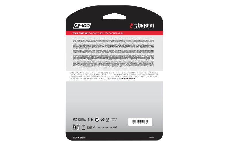 накопитель твердотельный sa400s37/120g 120gb ssdnow a400 ssd sata 3 2.5 (7мм) kingston 1000428134 от BTSprom.by