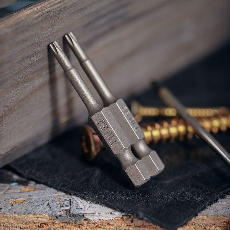  Бита для шуруповерта Torx T10х50мм (уп.2шт) Kranz KR-92-0425-1 фото в каталоге от BTSprom.by