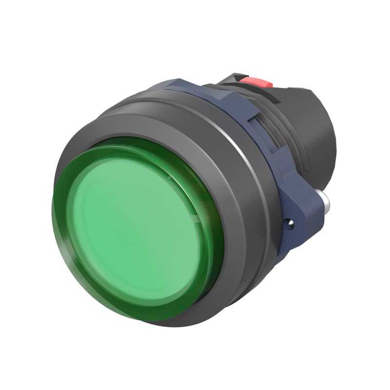 головка кнопки выпуклая прозрачная без фиксации зел. dkc m22p-cmlgp от BTSprom.by